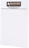 Allstar Notepad 5.5x8.5 Package of 6