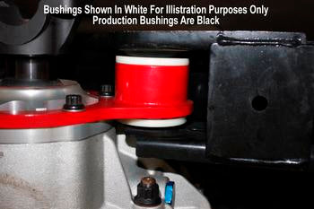 BK026 - Bushing Kit, Differential Mount, Black Delrin, Race Version