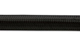 10ft Roll of Black Nylon Braided Flex Hose; AN Size: -10; Hose ID: 0.56