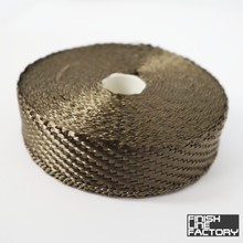 Load image into Gallery viewer, FLF High Heat Exhaust Wrap - 1 inch wide - 50 foot length
