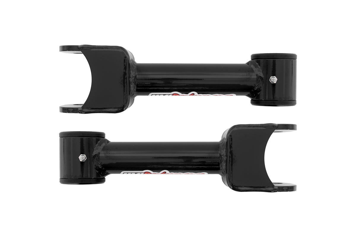 UMI adjustable lower & fixed upper control arm kit—strong, quiet