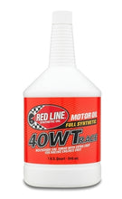 Load image into Gallery viewer, 40WT Racing Oil Synthetic 1 Quart Red Line Oil