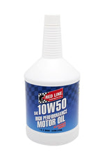 Load image into Gallery viewer, Engine Oil 10W50 Motor Oil Fully Synthetic 1 Quart Red Line Oil