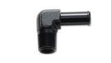 Male NPT to Hose Barb Adapter, 90 Degree; NPT Size: 1/8