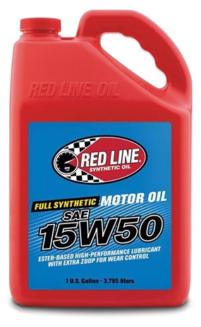 15W50 Synthetic Motor Oil 16 Gallon Red Line Oil