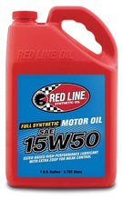 Load image into Gallery viewer, 15W50 Synthetic Motor Oil 16 Gallon Red Line Oil