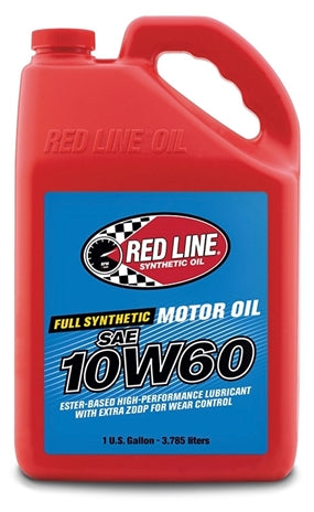 10W60 Synthetic Motor Oil 1 Gallon Red Line Oil