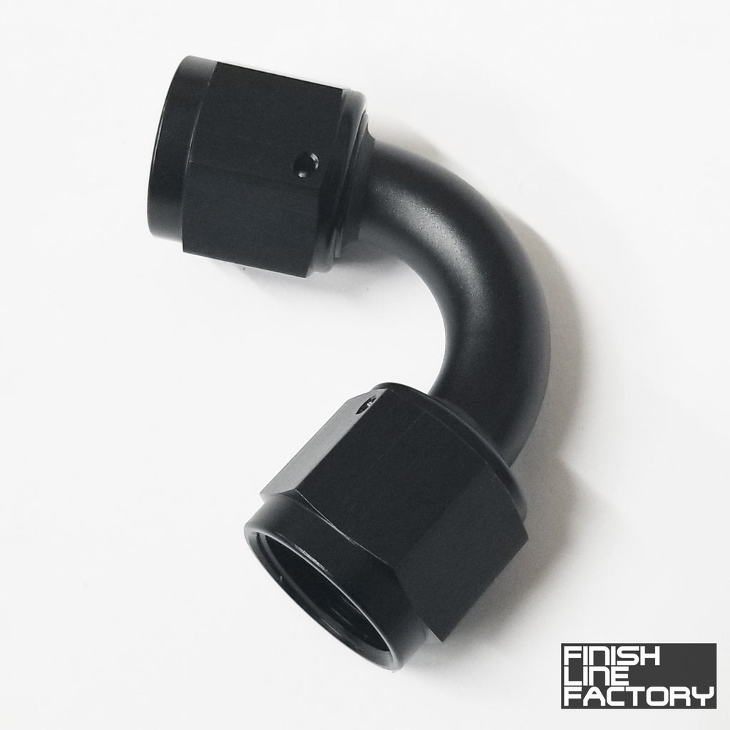 FLF AN to AN Swivel Coupler - 120 Degree - 16 AN