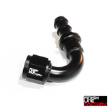 Push Lock Hose End - 120 Degree  - 08 AN
