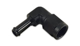 Female AN to Hose Barb 90 Degree Adapter, AN Size: -6; Barb Size: 5/16