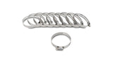 S.S. Worm Gear Clamps (Pack of 10) - Clamping Range: 3.54