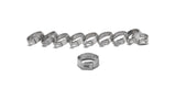 Stainless Steel Pinch Clamps: 9.4-11.9mm (Pack of 10)