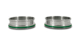 HD Clamp Stainless Weld Ferrules with O-Rings for 4.00