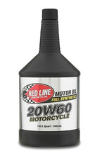 Load image into Gallery viewer, 20W60 Synthetic Motor Oil 1 Quart Red Line Oil