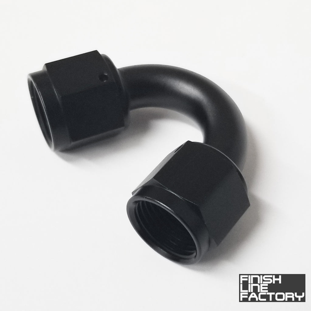 FLF AN to AN Swivel Coupler - 150 Degree - 16 AN