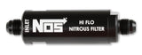 High pressure nitrous filter, -6AN x -6AN in-line billet aluminum (140 micron)