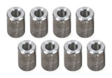 8-Pack of Aluminum Weld-in Nitrous Nozzle fittings 1/16