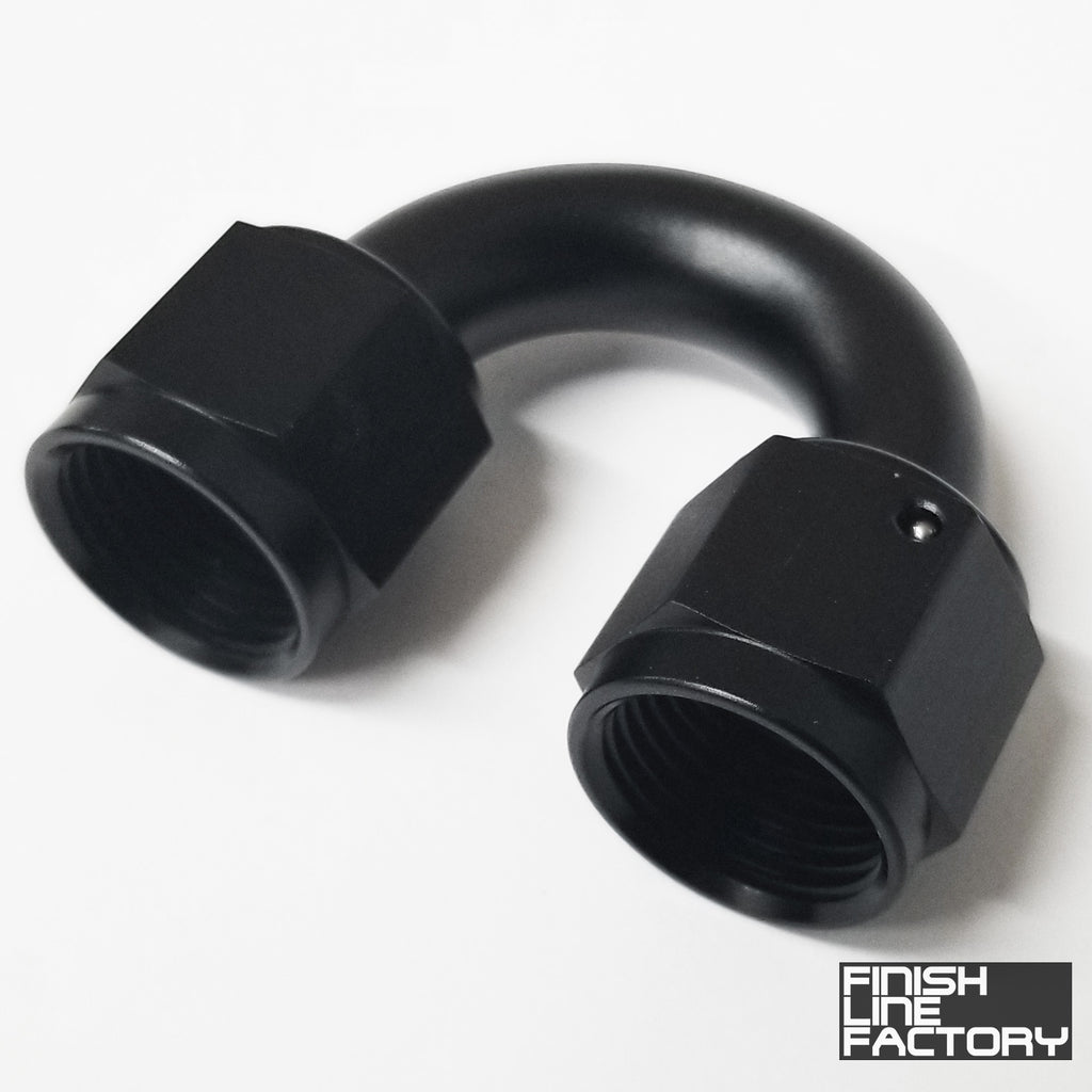 FLF AN to AN Swivel Coupler - 180 Degree - 16 AN