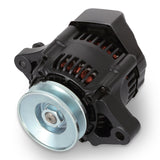 100% NEW, BLACK, 1-WIRE MINI ALTERNATOR, GM 50 AMP.