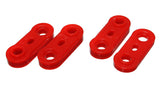 Transmission Crossmember Mount Bushings; Red;