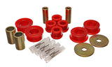 Control Arm Bushing Set; Red; Front; Performance Polyurethane;