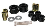 Control Arm Bushing Set; Black; Front; Performance Polyurethane;