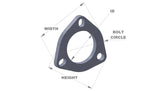 3-Bolt Stainless Steel Flanges (2.5