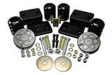 Bump Stop Set; Black; Front And Rear; Jounce Bumpers; w/Spacer And Hardware;