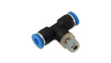 Male Tee Fitting, Tube O.D. Size: 1/4