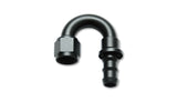 Push-On 180 Degree Hose End Elbow Fitting; Hose Size: -10AN