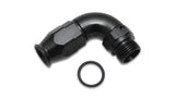 90 Degree High Flow Swivel Hose End Fitting, -6AN Hose to 6 ORB