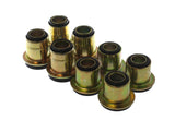 Control Arm Bushing Set; Black; Front; Performance Polyurethane;