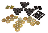 Body Mount Set; Black; Performance Polyurethane;