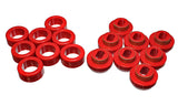 Body Cab Mount Set; Red; Performance Polyurethane;