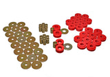 Body Mount Set; Red; Performance Polyurethane;