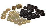Body Mount Set; Black; Performance Polyurethane;