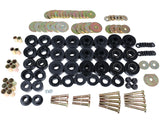 Body Mount Set; Incl. Hardware; Black;