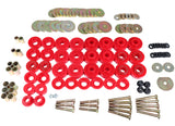 Body Mount Set; Incl. Hardware; Red;