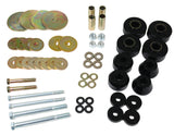 Body Mount Set; Black; Incl. Hardware;
