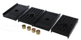 Universal Leaf Spring Pad; Black; Rear; Performance Polyurethane;