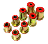 Control Arm Bushing Set; Red; Front; 1 5/8 in. OD; Performance Polyurethane;