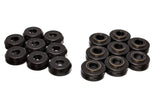Body Cab Mount Set; Black; Performance Polyurethane; Mounts Only; 16 pc.;