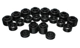 Body Cab Mount Set; Black; Performance Polyurethane;