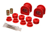 Sway Bar Bushing Set; Red; Rear; Bar Dia. 1 1/16 in.; Performance Polyurethane;