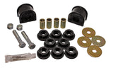 Sway Bar Bushing Set; Black; Rear; Bar Dia. 22mm; Performance Polyurethane;