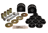 Sway Bar Bushing Set; Black; Rear; Bar Dia. 21mm; Performance Polyurethane;