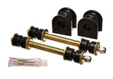 Sway Bar Bushing Set; Black; Rear; Bar Dia. 21mm; Performance Polyurethane;