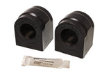 Sway Bar Bushing Set; Black; Front; Bar Dia. 34mm; Performance Polyurethane;