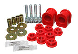 Sway Bar Bushing Set; Red; Front; Bar Dia. 1.25 in.; Performance Polyurethane;