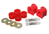 Sway Bar Bushing Set; Red; Front; Bar Dia. 13/16 in.; Performance Polyurethane;